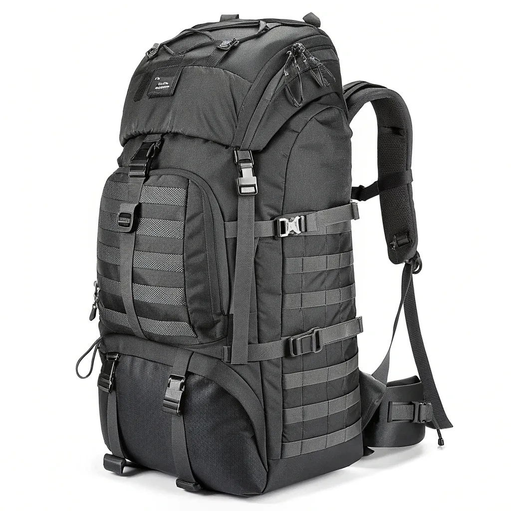 High-capacity adventure backpack